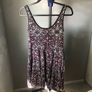 Aeropostale Crochet Lace Overlay Mini Dress Size M